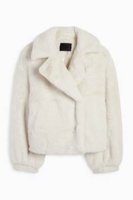 Veste en imitation fourrure