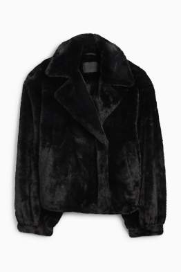 Faux fur jacket