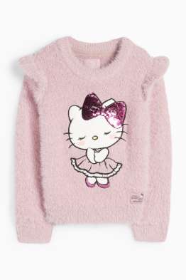 Hello Kitty - svetr - s lesklou aplikací