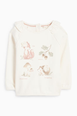 Vulpe și arici - pijama salopetă bebeluși