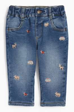 Wilde dieren - regular jeans - thermojeans
