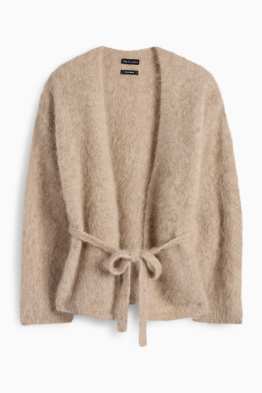 Cardigan tricotat - amestec de alpaca