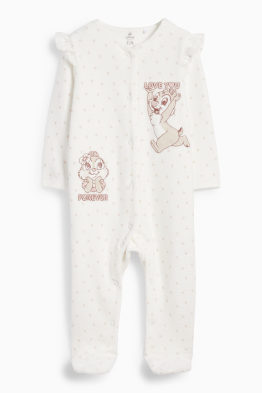 Tic et Tac - pyjama bébé - finition côtelée