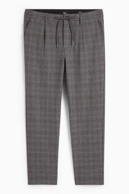 Kalhoty chino - tapered fit - kostkované