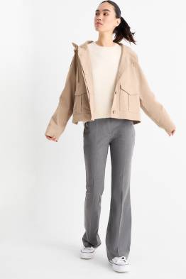 Broek - mid waist - flared