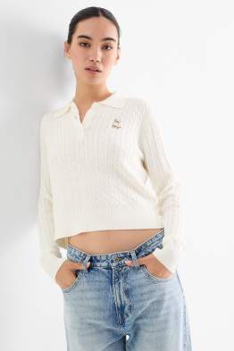 Jumper - cable knit pattern
