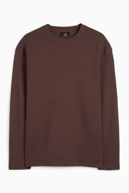 Longsleeve - met structuur