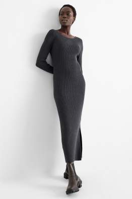 Bodycon šaty - žebrované