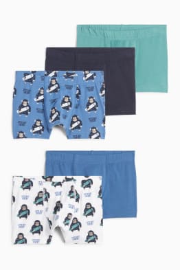 Multipack 5er - Skater-Affe - Boxershorts