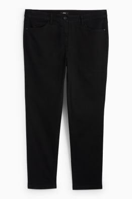 Slim jeans - mid-rise waist - stretch