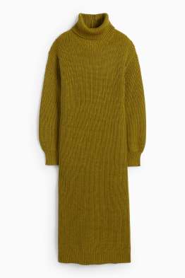 Vestito in maglia - straight fit - a costine