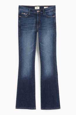 Bootcut jeans - mid-rise waist