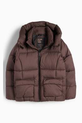 Steppjacke mit Kapuze