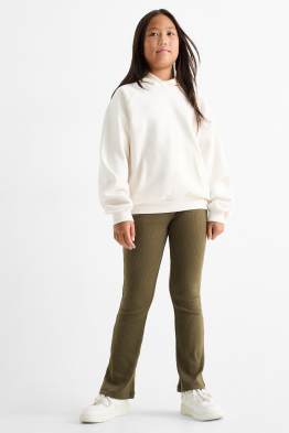 Multipack 2er - Flared Leggings - gerippt