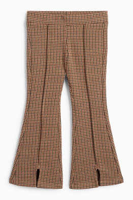 Flared Leggings - à carreaux
