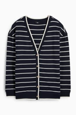 Cardigan - a righe