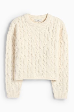 Pullover - Zopfmuster