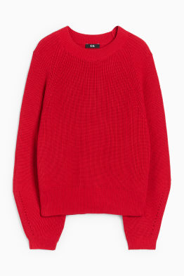 Sweter - w prążki