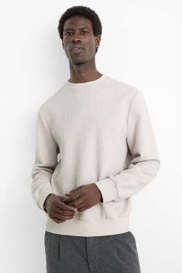 Sweatshirt - strukturiert
