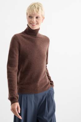 Kaschmir-Rollkragenpullover