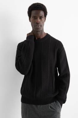 Maglione - tessuto tramato