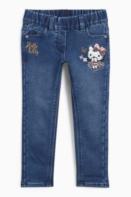 Hello Kitty - skinny jeans - jeans termoizolanți