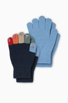 Lot de 2 - grimace - gants