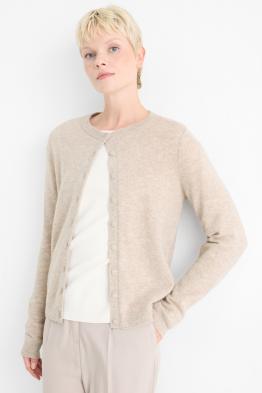 Kaschmir-Strickjacke