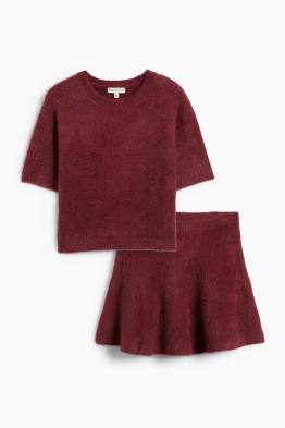 Set - Pullover und Rock - 2 teilig