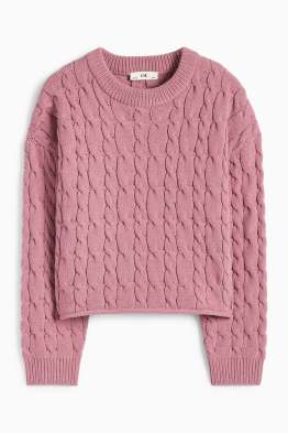 Pullover - Zopfmuster