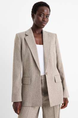 Longblazer - Regular Fit - strukturiert