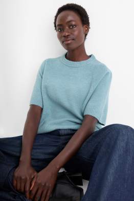 Pull en maille - manches courtes