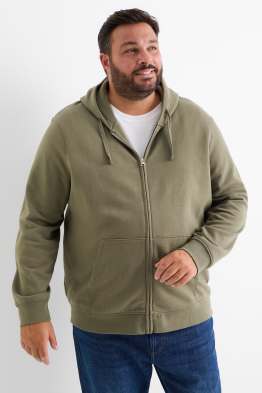 Sweat zippé à capuche