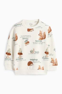 Animales del bosque - sudadera para bebé