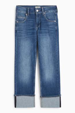 Straight jeans - mid waist - LYCRA®