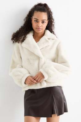 Veste en imitation fourrure