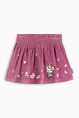Hello Kitty - faldilla de pana