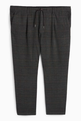 Chinos - tapered fit - de cuadros
