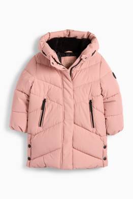 Steppjacke mit Kapuze - wasserabweisend