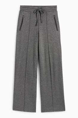 Pantaloni - vita media - straight fit - jersey