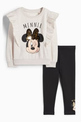 Minnie Maus - Set - Sweatshirt und Thermoleggings - 2 teilig