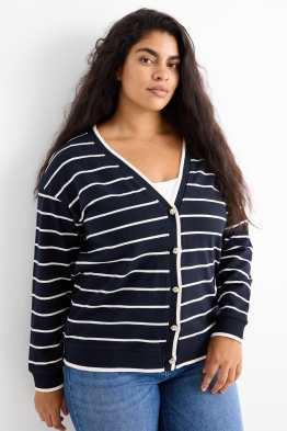 Cardigan - a righe