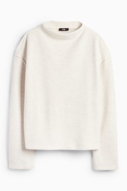 Sweatshirt - gerippt