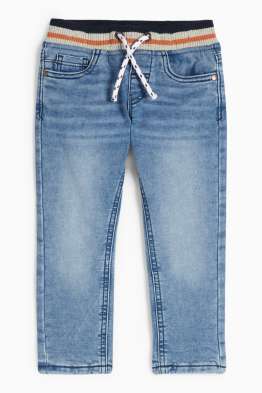 Straight jeans - jeans termoizolanți - jog denim - LYCRA®