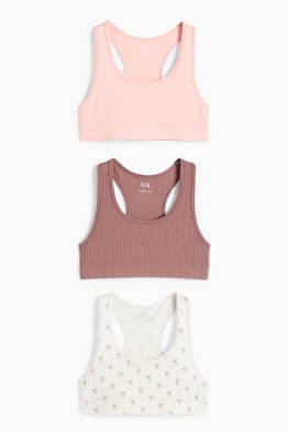 Set van 3 - strikje - bustier