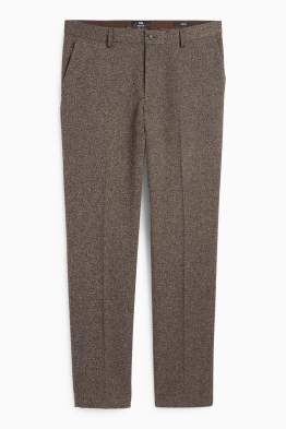 Broek uit het combi-systeem - regular fit - stretch - met structuur