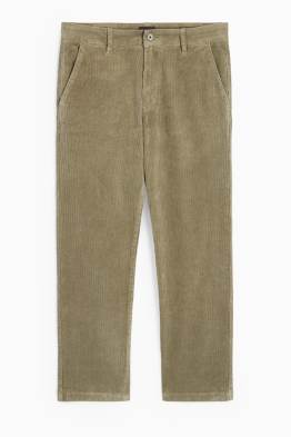 Pantaloni chino in velluto - regular fit