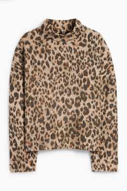 Sweatshirt - Leo-Print