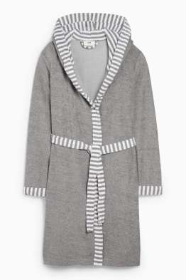 Frotté badjas, met capuchon