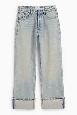 Baggy jeans - mid-rise waist